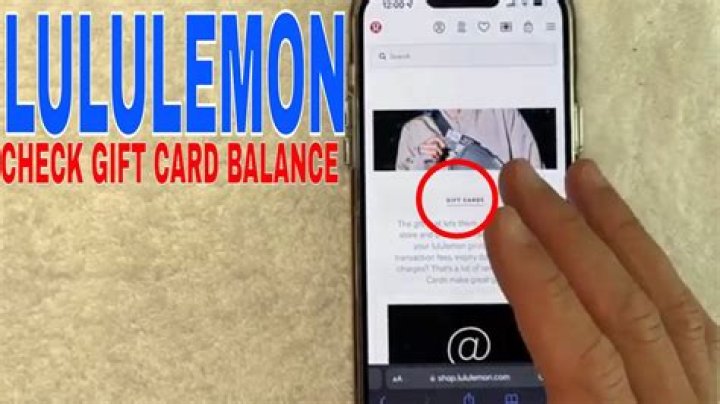 How to Check Your Lululemon Gift Card Balance: A Comprehensive Guide