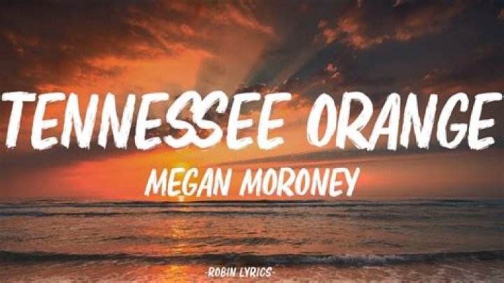 Megan Moroney Tennessee Orange Lyrics Meaning: A Deep Dive Into the Heartfelt Country Ballad